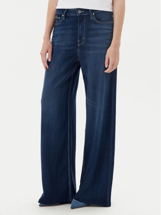 Zdjęcie produktu Guess Jeansy W5YA82 D0782 Granatowy Wide Leg