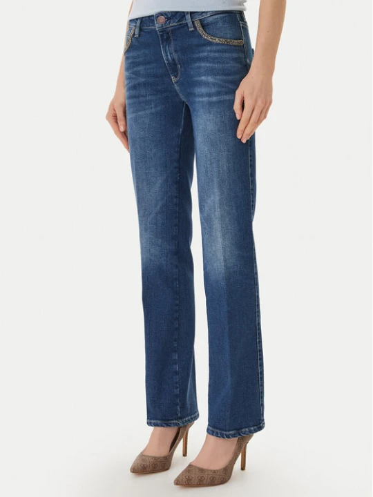 Zdjęcie produktu Guess Jeansy W6RA15 D6883 Granatowy Straight Leg