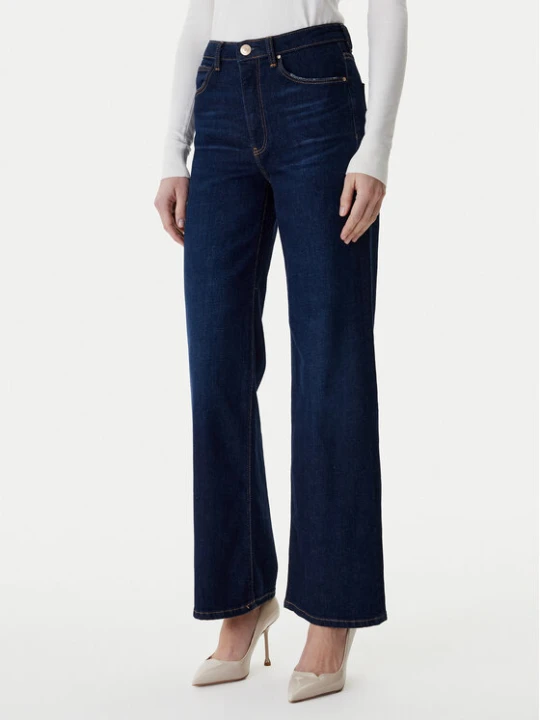 Zdjęcie produktu Guess Jeansy W6RA1A D6881 Granatowy Wide Leg