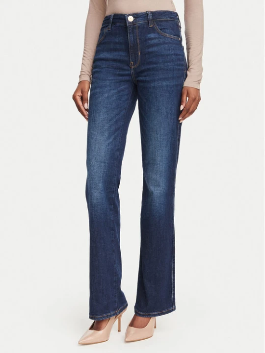 Zdjęcie produktu Guess Jeansy W6YA15 D1584 Granatowy Straight Fit