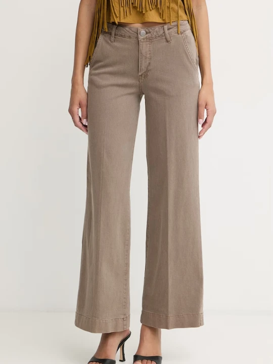 Zdjęcie produktu Guess jeansy wide leg damskie ZOYA brązowy