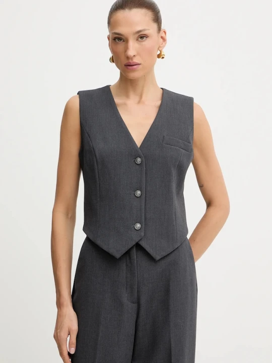Zdjęcie produktu Guess kamizelka JOANDRA szary