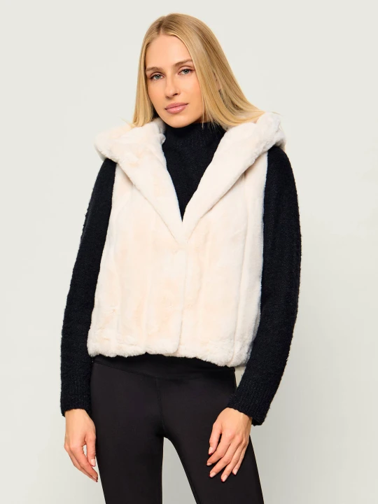 Zdjęcie produktu GUESS Kamizelka Sophy | Relaxed fit ecru