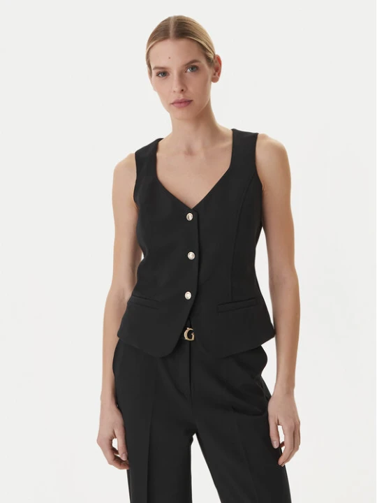 Zdjęcie produktu Guess Kamizelka W6GH49 W1895 Czarny Slim Fit
