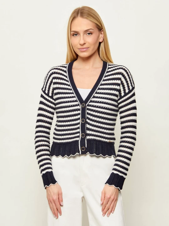 Zdjęcie produktu GUESS Kardigan AMBER | Loose fit granatowy