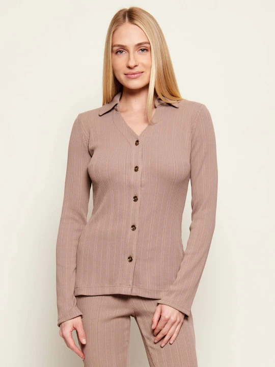 Zdjęcie produktu GUESS Kardigan Belen | Slim Fit brązowy