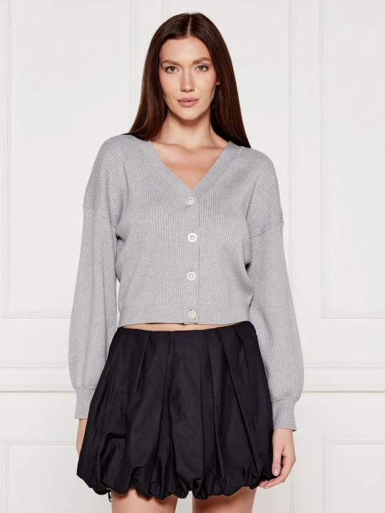 Zdjęcie produktu GUESS Kardigan HANNA | Relaxed fit szary
