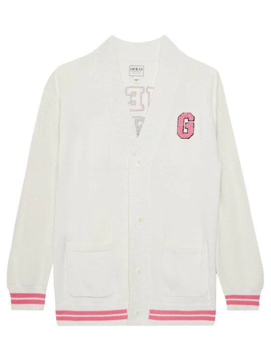 Zdjęcie produktu Guess Kardigan J5YR11 Z3OF0 Biały Regular Fit