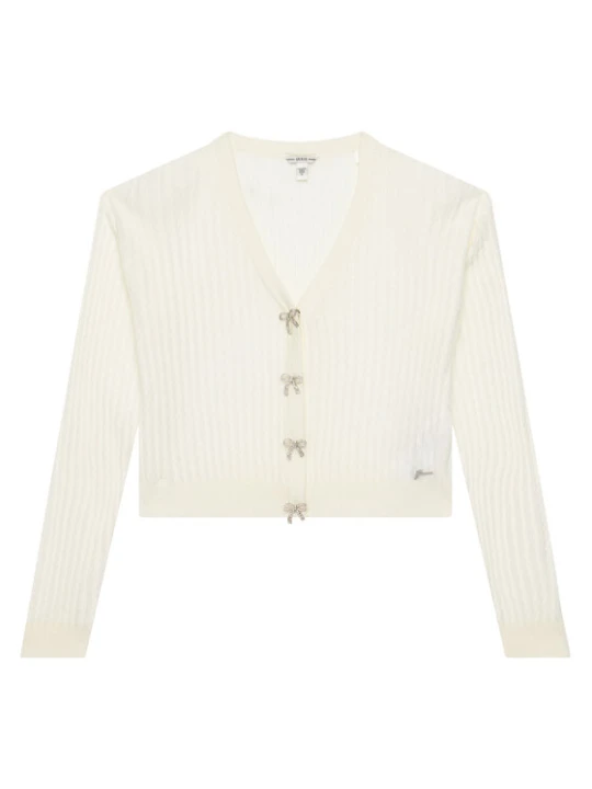 Zdjęcie produktu Guess Kardigan J6RR11 Z4530 Biały Regular Fit