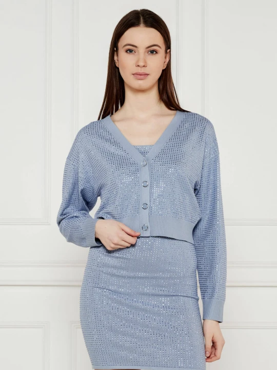 Zdjęcie produktu GUESS Kardigan Khloe | Regular Fit błękitny