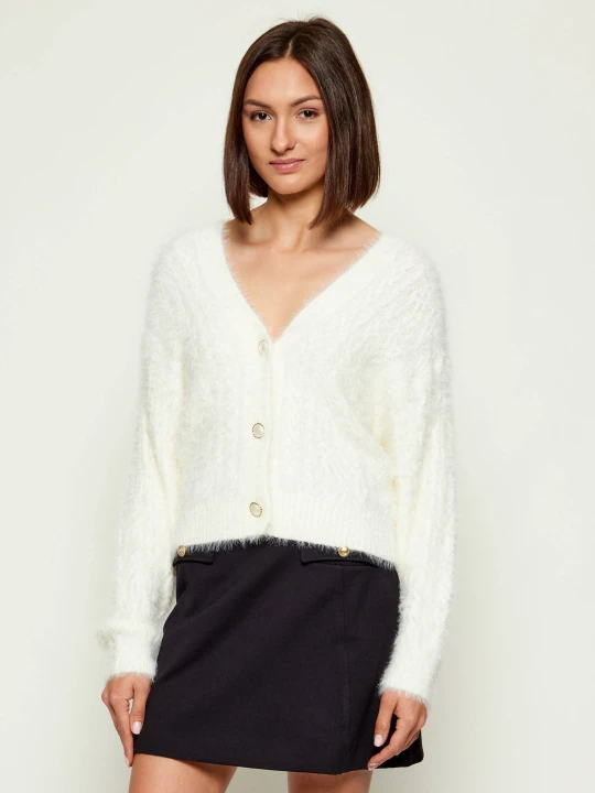 Zdjęcie produktu GUESS Kardigan KINAKO | Regular Fit biały
