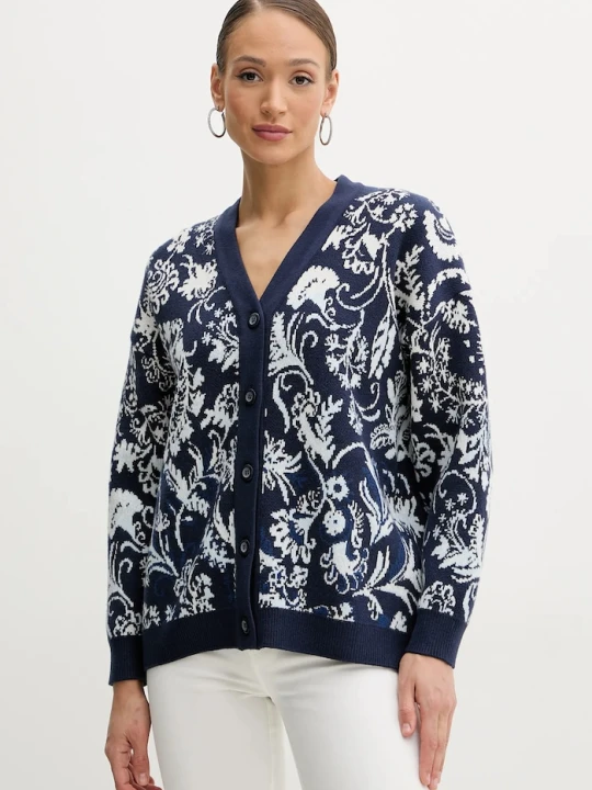 Zdjęcie produktu Guess kardigan MELINDA granatowy