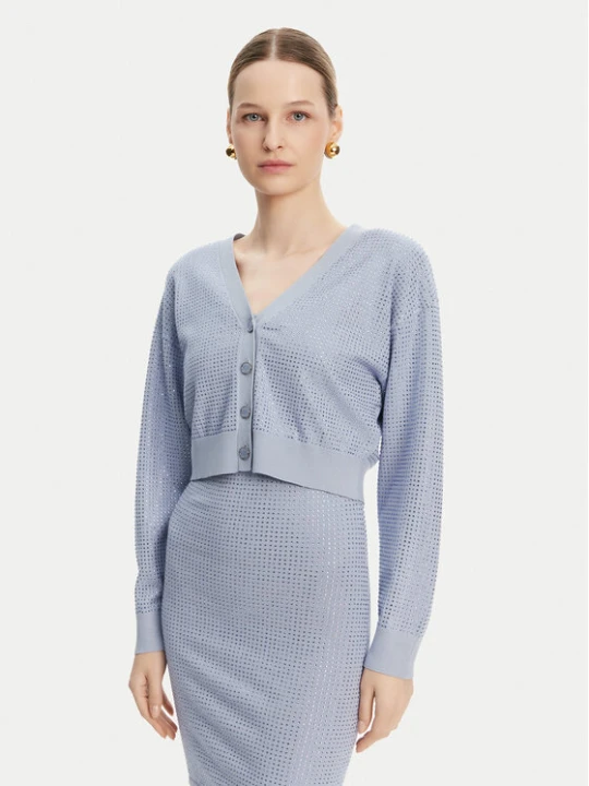 Zdjęcie produktu Guess Kardigan W5GR08 Z3MN2 Niebieski Regular Fit