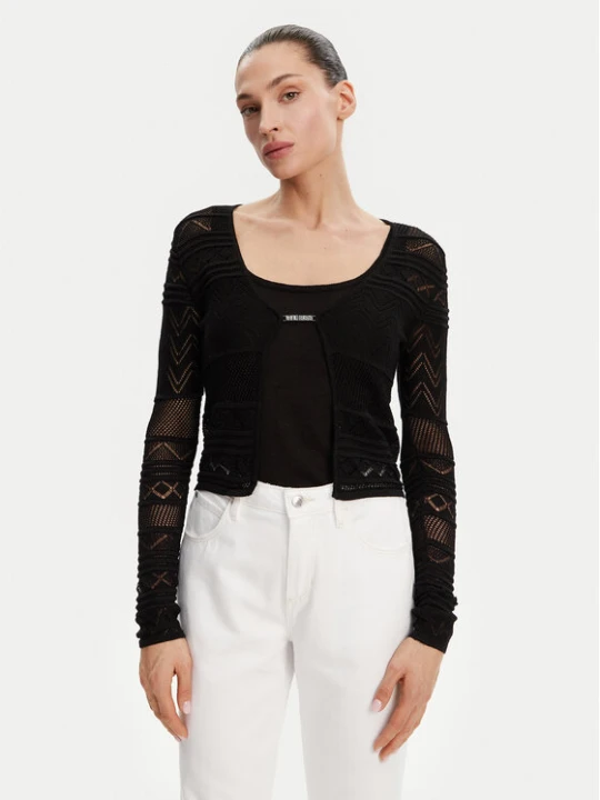 Zdjęcie produktu Guess Kardigan W5GR15 Z3E22 Czarny Regular Fit