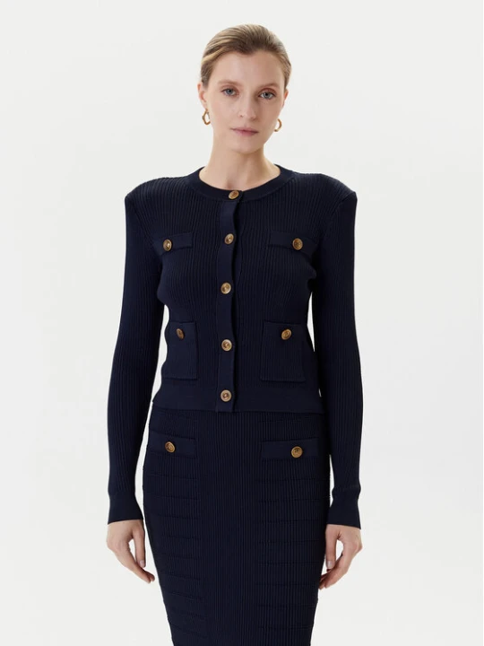 Zdjęcie produktu Guess Kardigan W5YR09 Z0130 Granatowy Regular Fit