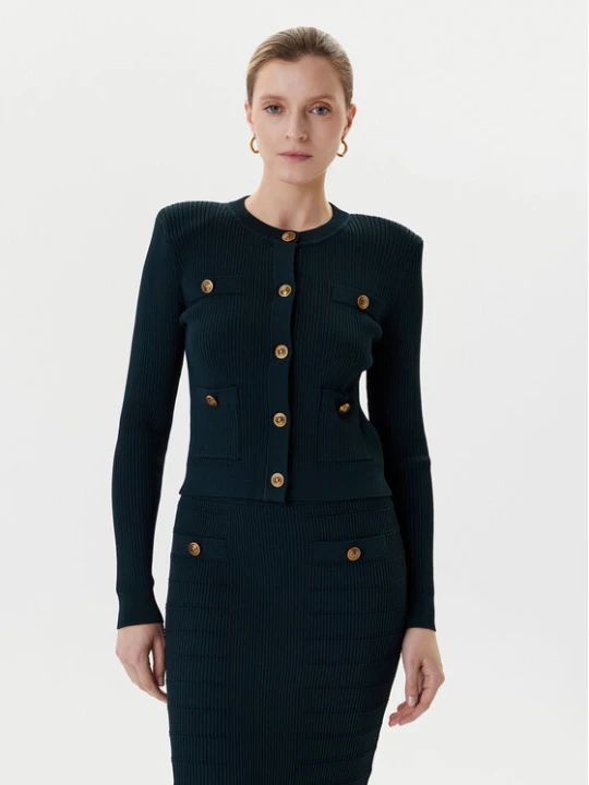 Zdjęcie produktu Guess Kardigan W5YR09 Z0130 Zielony Regular Fit