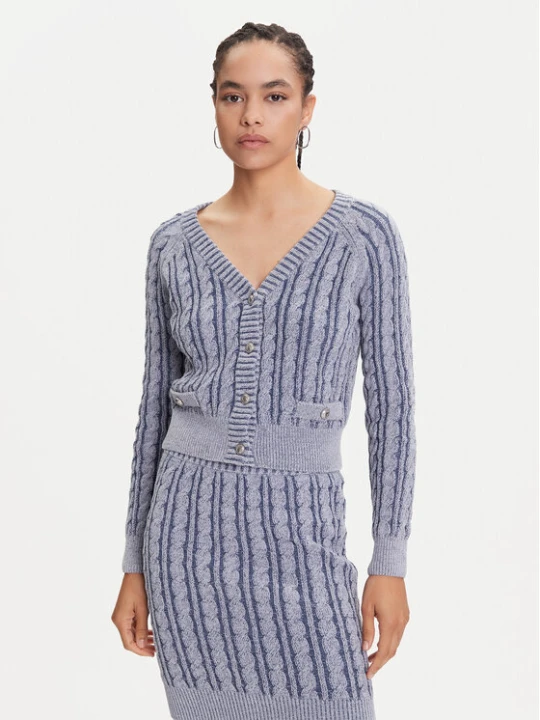 Zdjęcie produktu Guess Kardigan W5YR15 Z3OU0 Niebieski Regular Fit