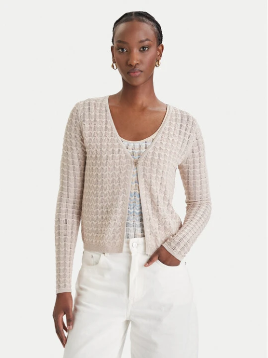 Zdjęcie produktu Guess Kardigan W6GR07 Z0588 Beżowy Regular Fit