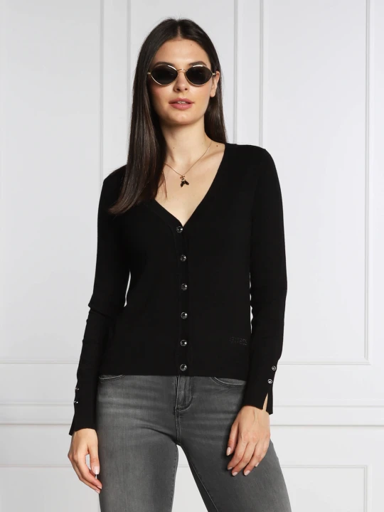 Zdjęcie produktu GUESS Kardigan ZENA | Regular Fit czarny