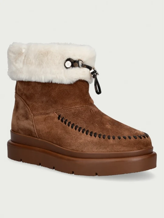 Zdjęcie produktu Guess KENTA śniegowce damskie zamszowe brązowy