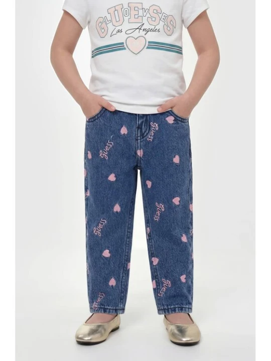 Zdjęcie produktu Guess Kids Spodnie materiałowe 183611 Niebieski Regular Fit