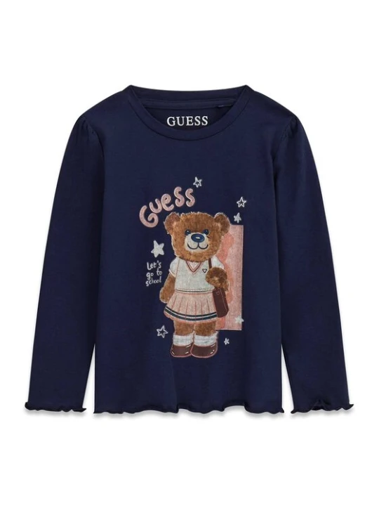 Zdjęcie produktu Guess Bluzka K6YI11 K3676 Granatowy Regular Fit