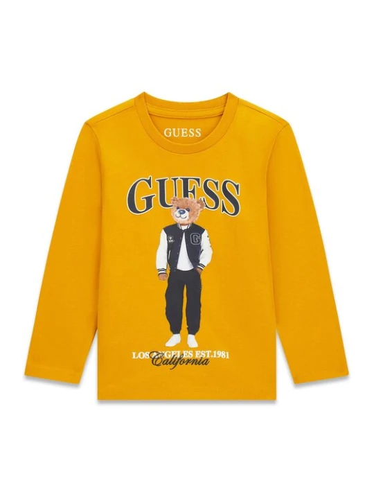 Zdjęcie produktu Guess Kids T-Shirt 184439 Pomarańczowy Classic Fit