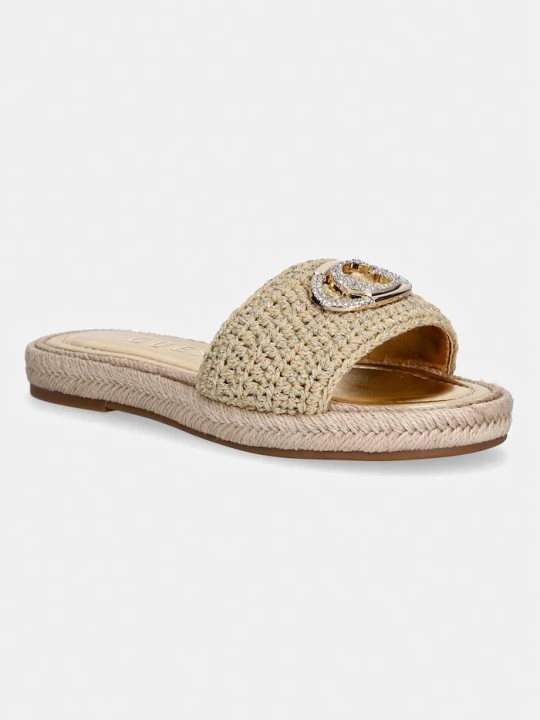 Zdjęcie produktu Guess klapki damskie KAYLIS złoty