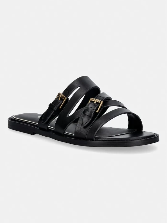 Zdjęcie produktu Guess klapki damskie skórzane GRAYDEN czarny