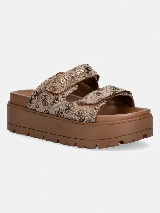 Zdjęcie produktu Guess klapki FAXON2 brązowy