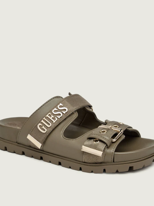 Zdjęcie produktu Guess Klapki Faxona zielony