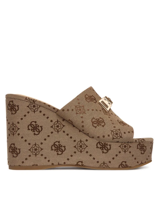 Zdjęcie produktu Guess Klapki FLJEVZ FAL04 Beżowy jasny