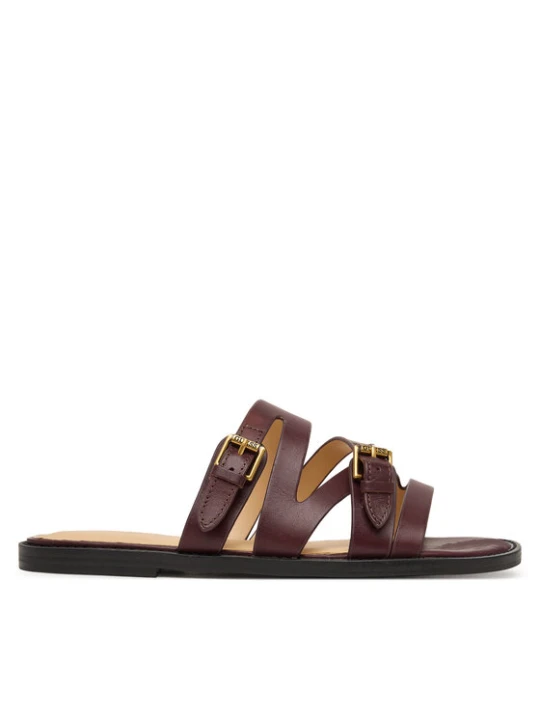 Zdjęcie produktu Guess Klapki FLJGRY LEA03 Bordowy
