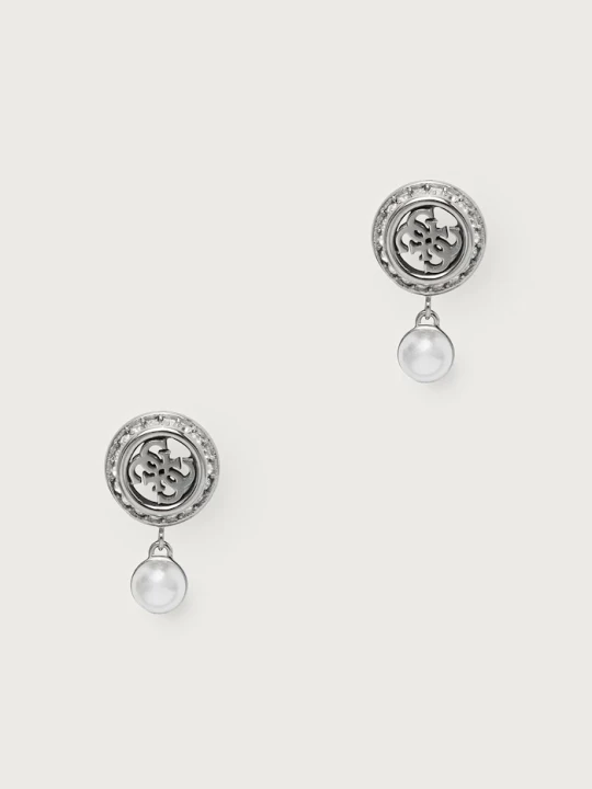 Zdjęcie produktu Guess kolczyki damskie TINY PEARLY srebrny