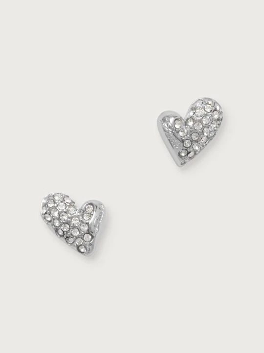 Zdjęcie produktu Guess kolczyki damskie ze stali nierdzewnej GOLDEN LOVE srebrny