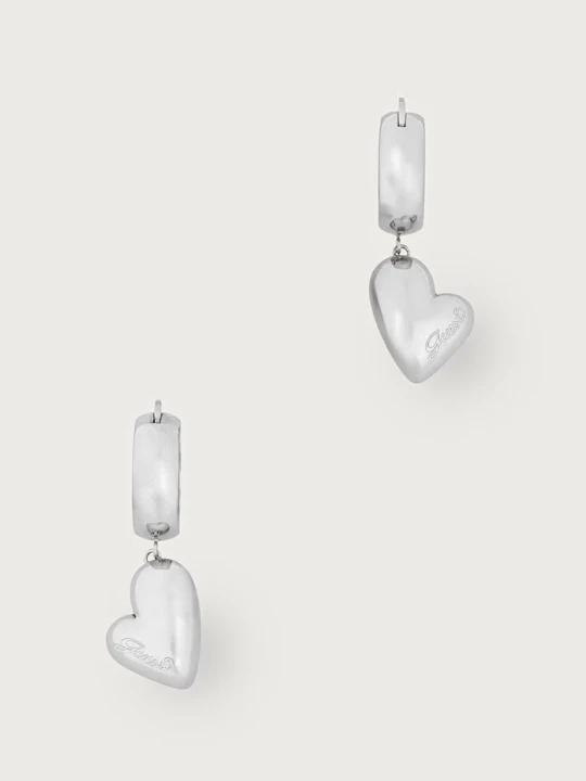 Zdjęcie produktu Guess kolczyki damskie ze stali nierdzewnej GOLDEN LOVE srebrny