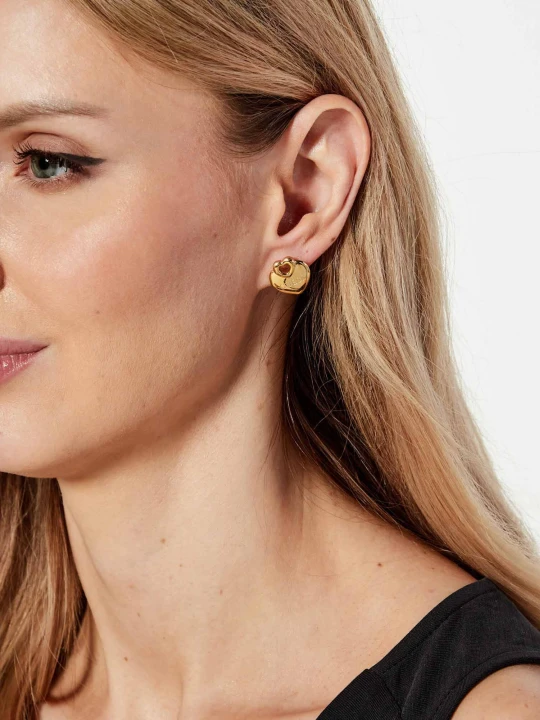 Zdjęcie produktu Guess Kolczyki HEART złoty