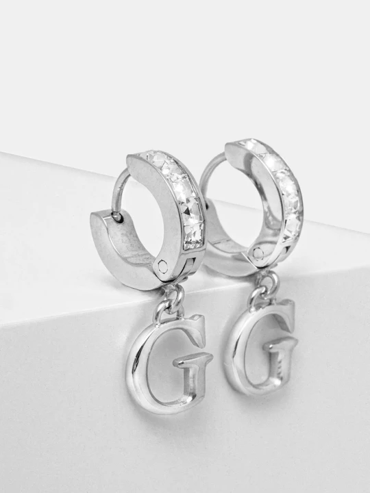Zdjęcie produktu Guess kolczyki HUGGIE ME srebrny