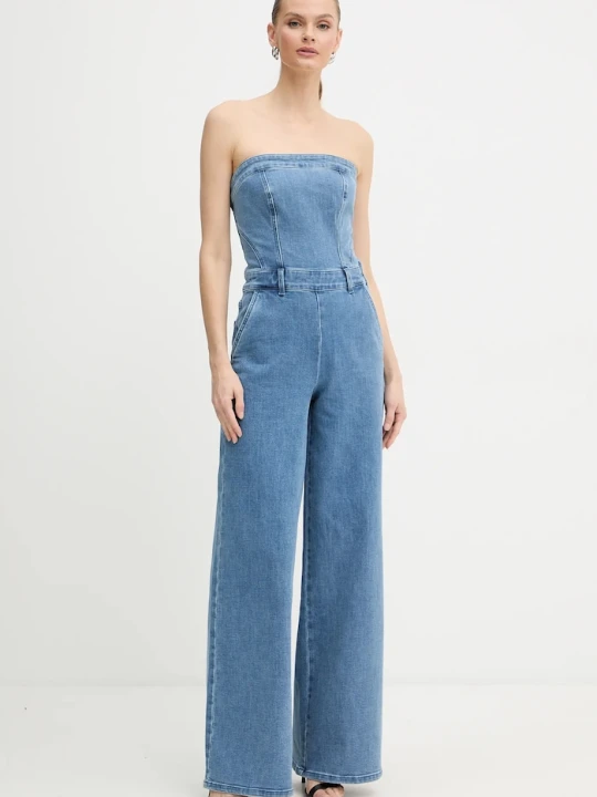 Zdjęcie produktu Guess kombinezon jeansowy DONNA granatowy