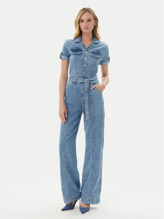 Zdjęcie produktu Guess Kombinezon W5GD1B D5O90 Niebieski Regular Fit