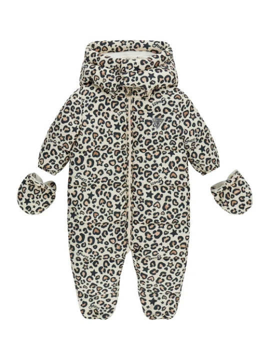 Zdjęcie produktu Guess Kombinezon zimowy H6BG02 W4053 Beżowy Regular Fit