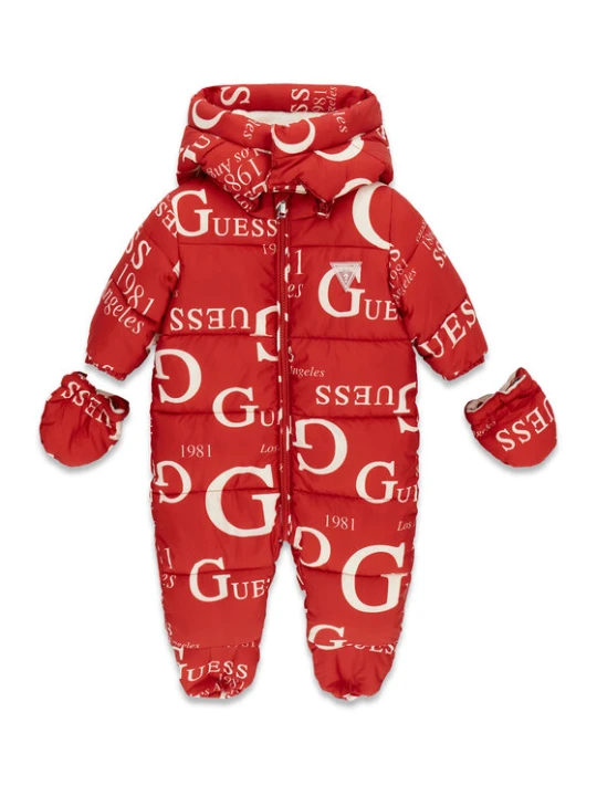 Zdjęcie produktu Guess Kombinezon zimowy H6BG02 W4053 Czerwony Regular Fit