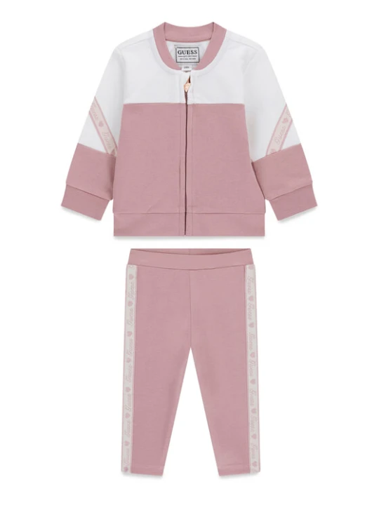 Zdjęcie produktu Guess Komplet bluza i legginsy A6YG06 K3909 Różowy Regular Fit