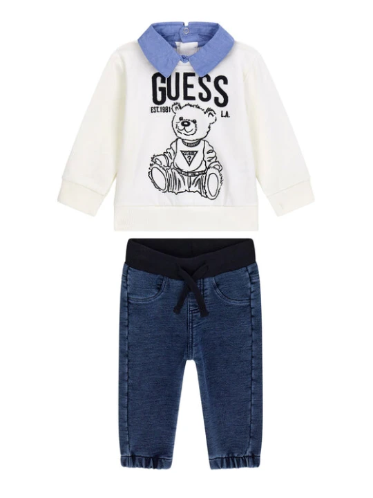 Zdjęcie produktu Guess Komplet bluza i spodnie materiałowe I6RG02 KA6R4 Kolorowy Regular Fit