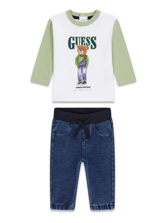 Zdjęcie produktu Guess Komplet bluzka i spodnie I6RG17 K8HM4 Kolorowy Regular Fit
