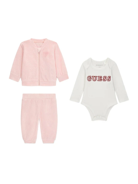 Zdjęcie produktu Guess Komplet dresowy H6BG05 K6014 Różowy jasny Regular Fit