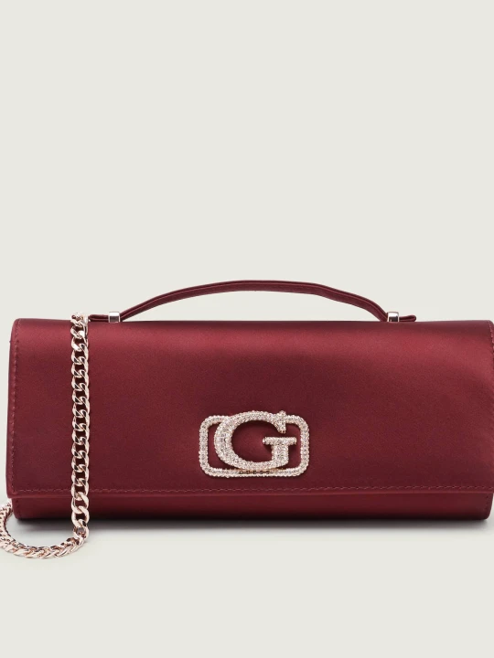 Zdjęcie produktu Guess Kopertówka ZALINA bordowy