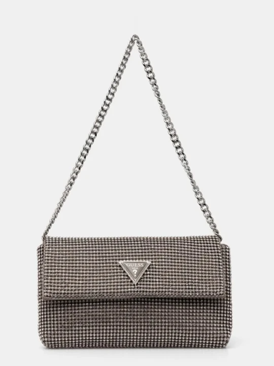 Zdjęcie produktu Guess kopertówka ZALINA srebrny