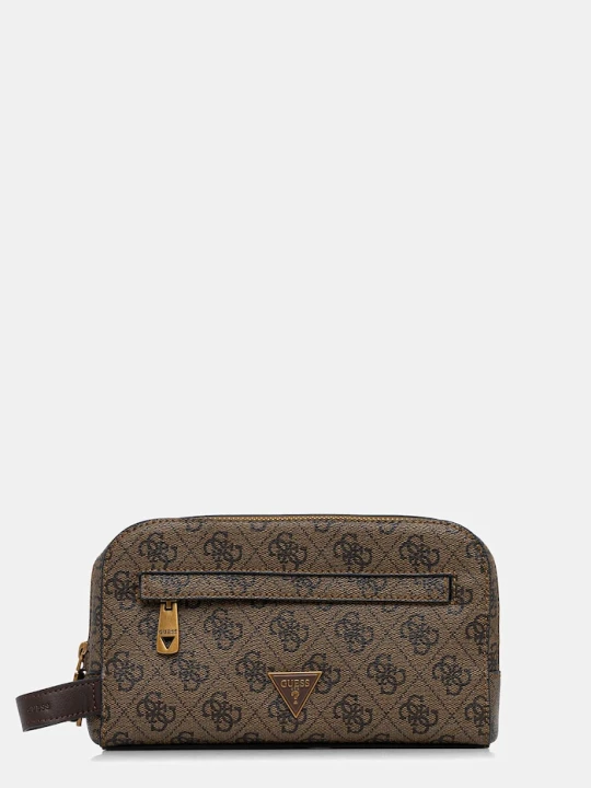 Zdjęcie produktu Guess kosmetyczka MILANO brązowy