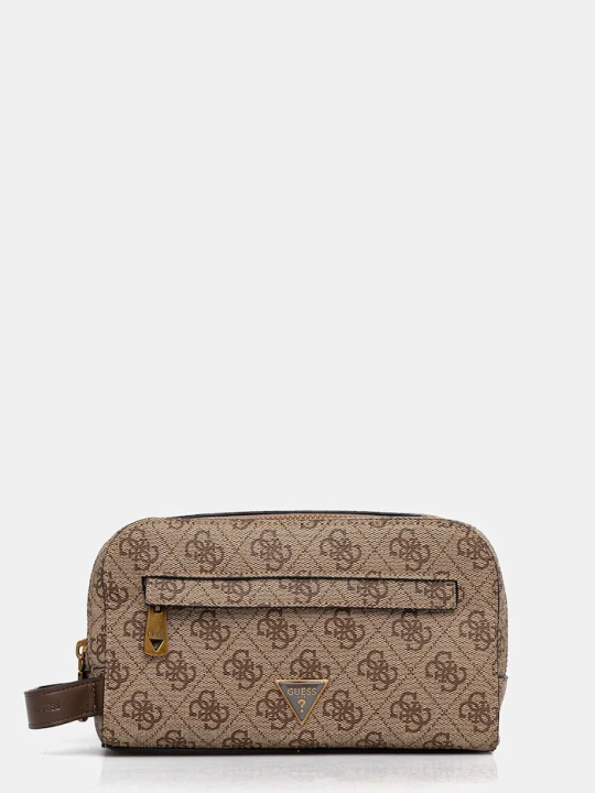 Zdjęcie produktu Guess kosmetyczka MILANO beżowy